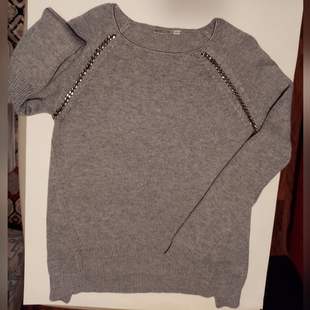 Black Swan sweater with silver hardware